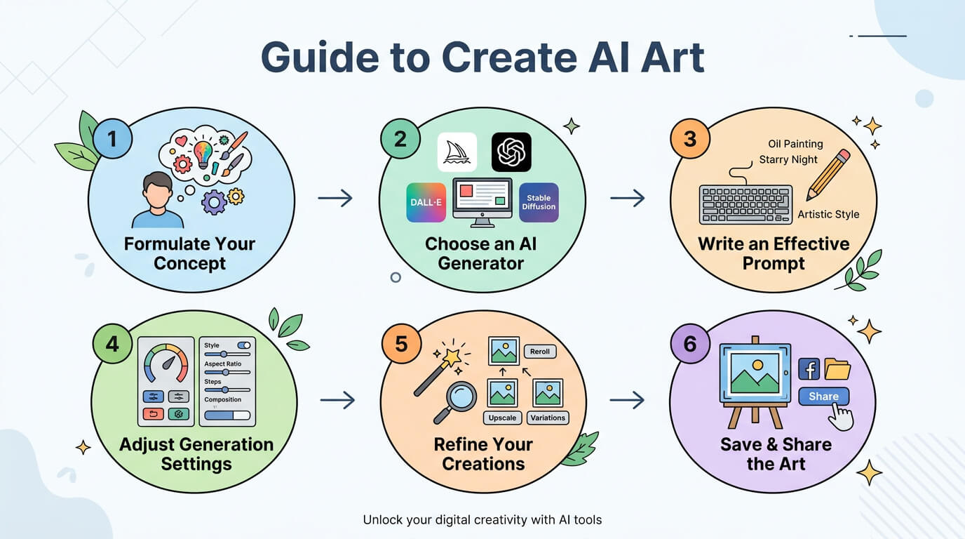 AI Art Creation Steps