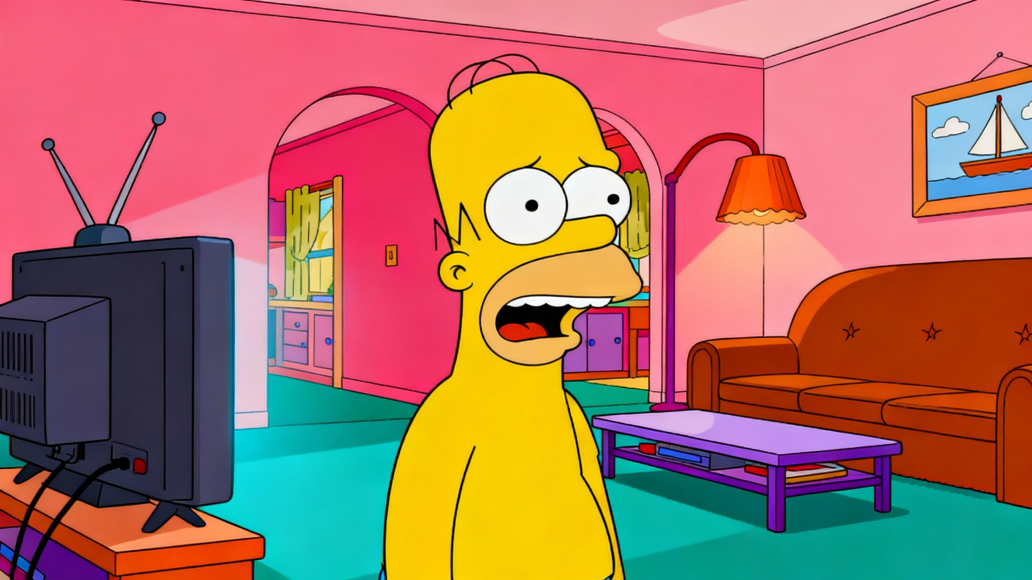 Simpson Style AI Image