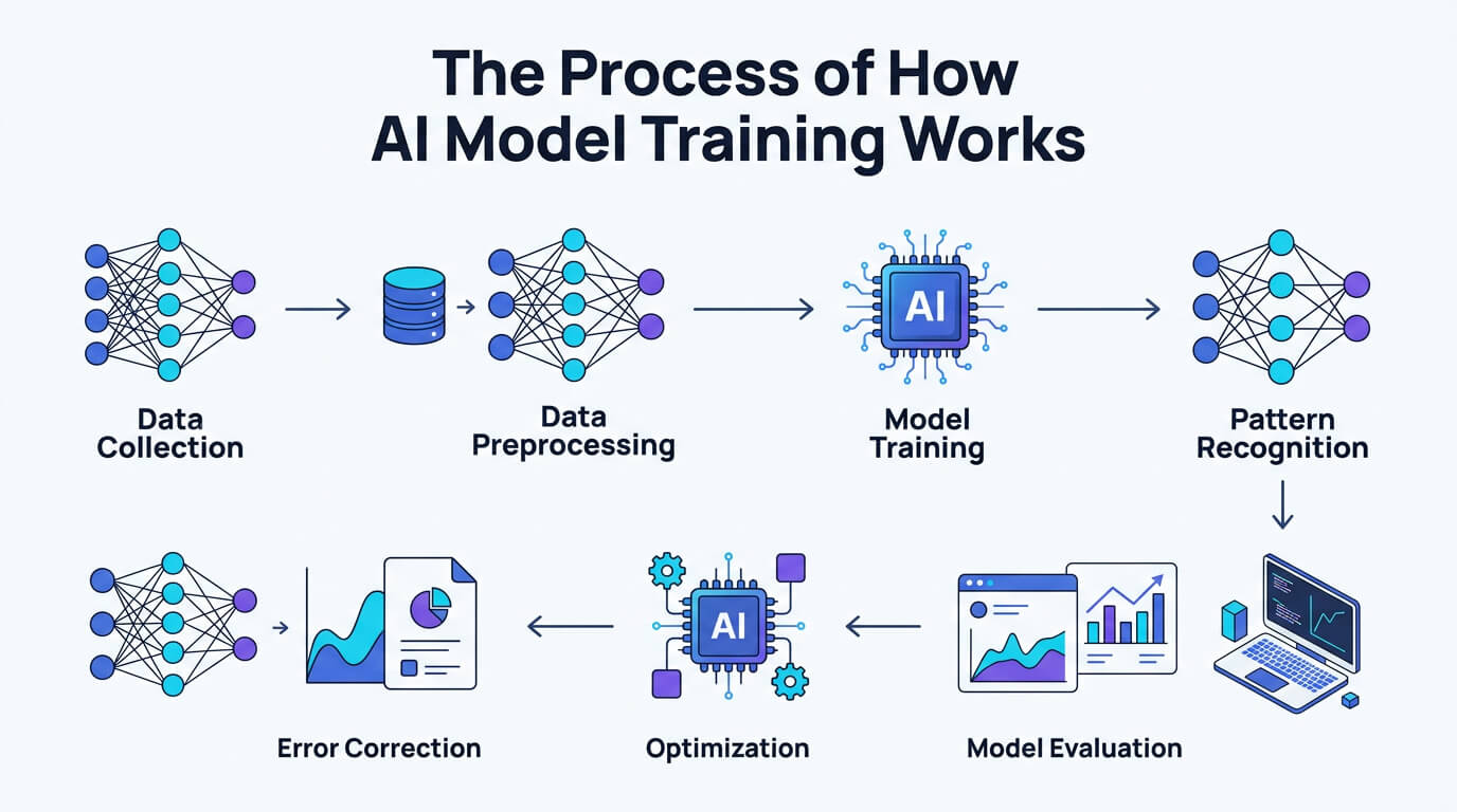 AI model training work