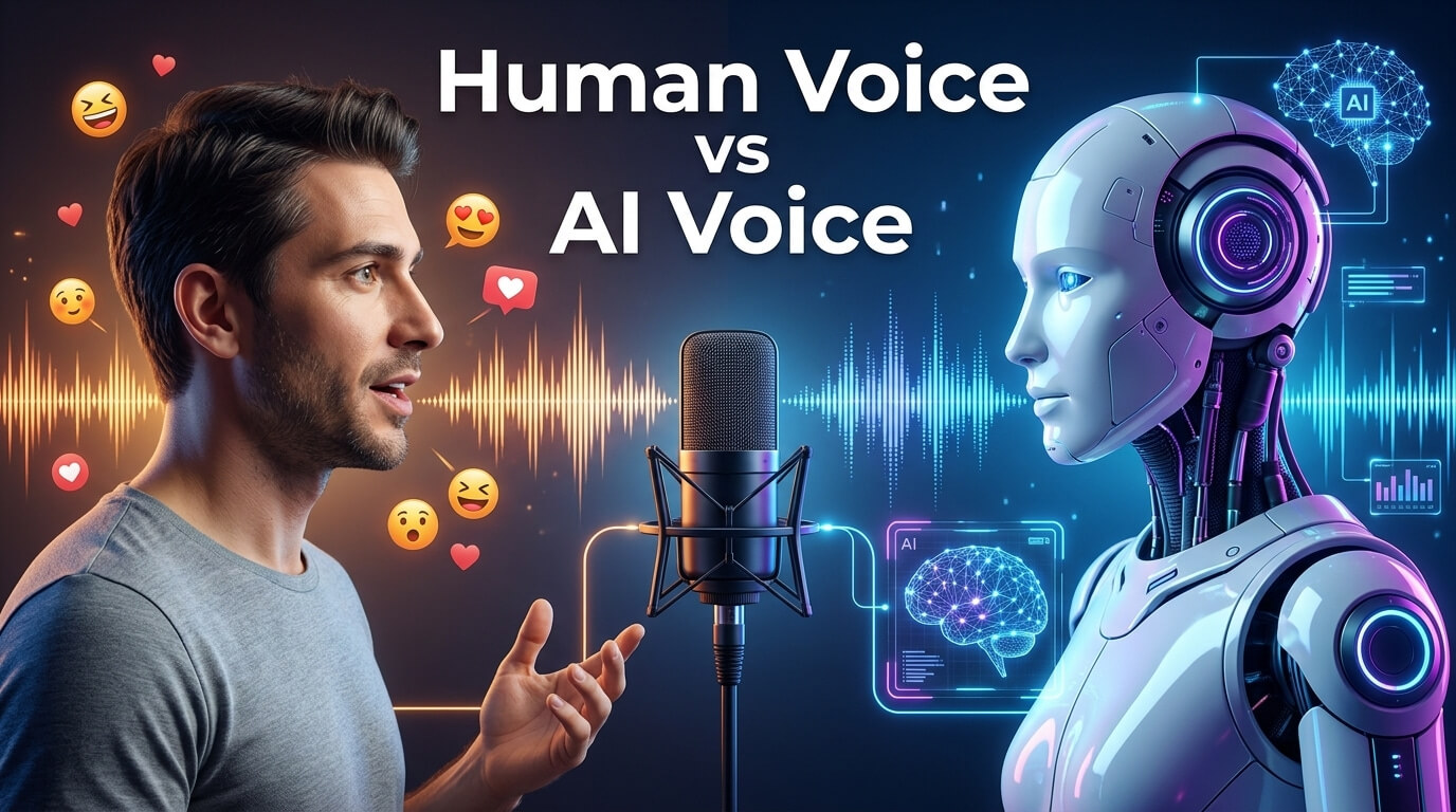 AI vs Human Voice