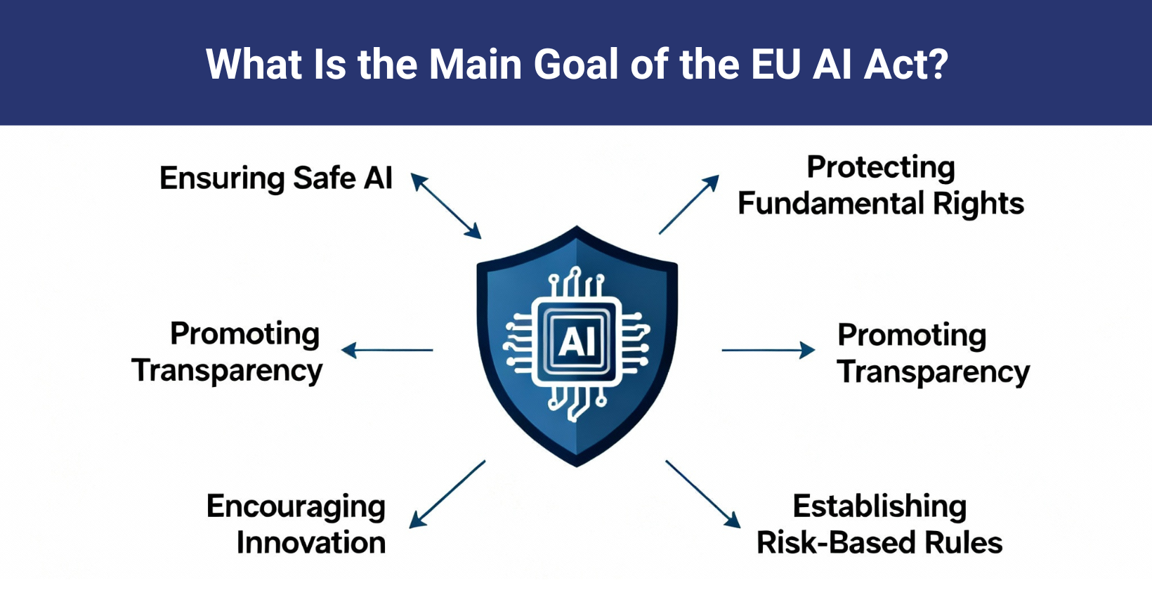 EU AI Act main goal infographic