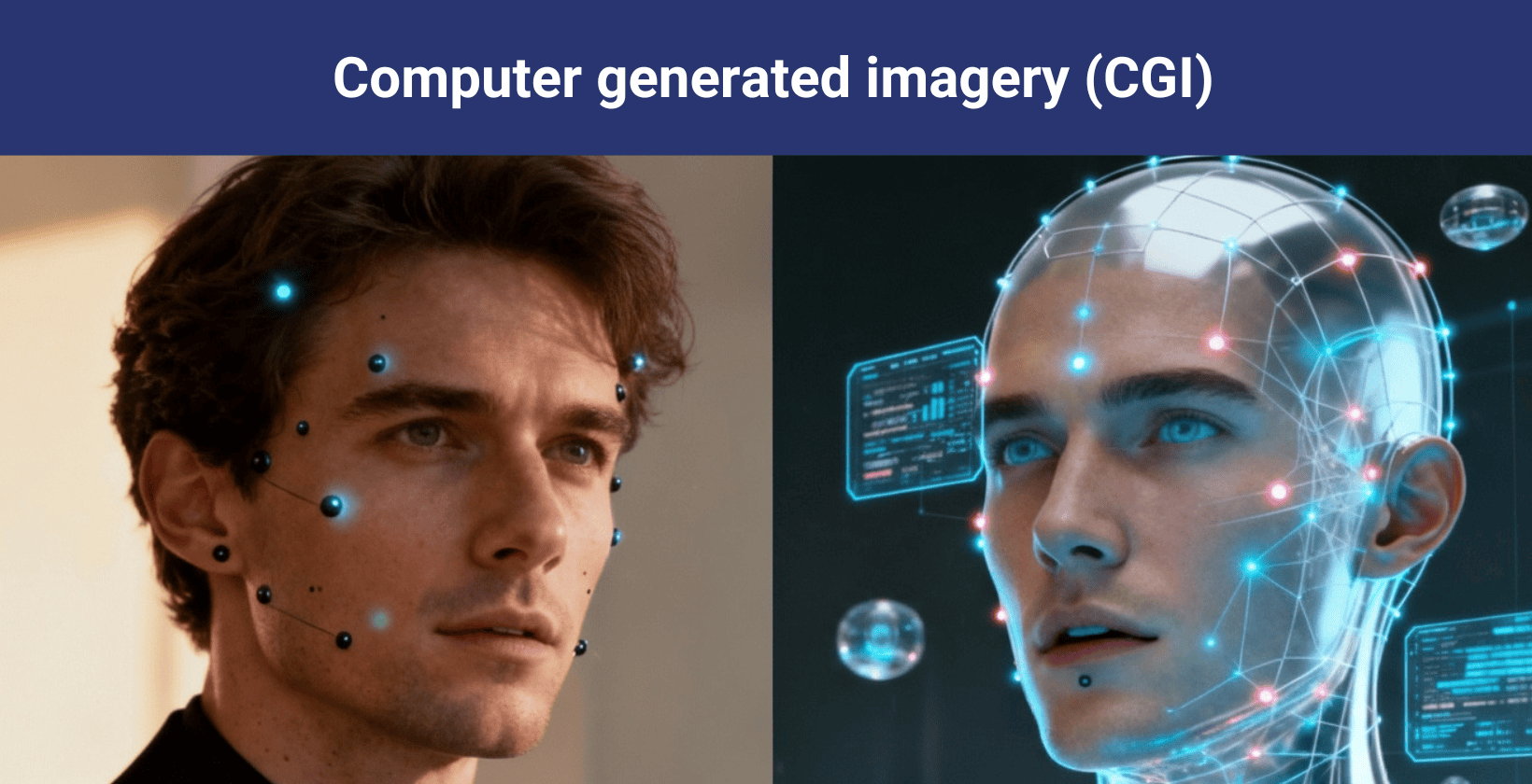 Computer Generated Imagery (CGI) - 3D modeling and rendering techniques for film and television production